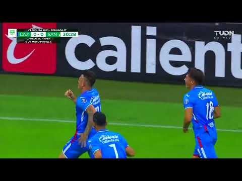 Gol de Augusto Lotti | Cruz Azul 1-0 Santos | Liga BBVA MX - Clausura 2023 - Jornada 17