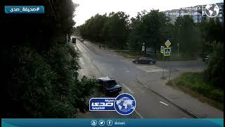 كاميرا مراقبة توثق حادث مرعب