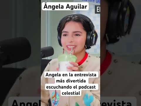 Angela Aguilar la entrevista más divertida escuchando el podcast celestial de Antonio Aguilar #viral