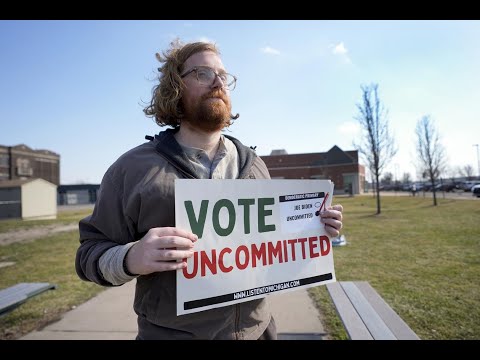 'Uncommitted' wins 2 Democratic delegates in Michigan, a victory for Biden's anti-war opponents