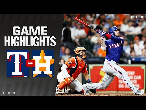 Rangers vs. Astros Game Highlights (4/12/24) | MLB Highlights