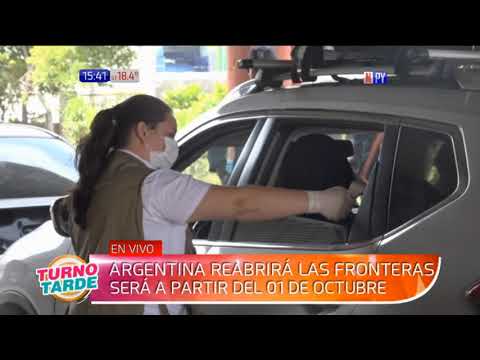 Reapertura de fronteras en Argentina sería por cupo diario de pasajeros