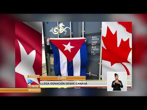 Canadá dona equipos médicos e insumos a Cuba