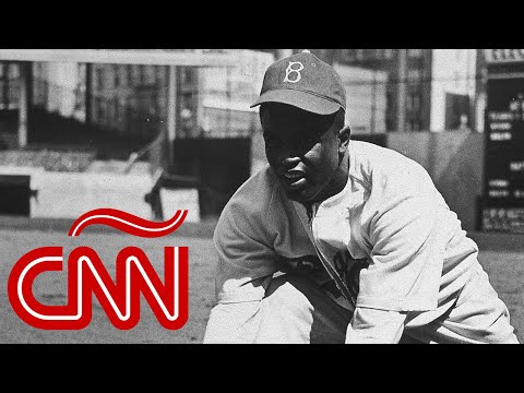 La huella de Jackie Robinson, el primer beisbolista negro en las Grandes Ligas
