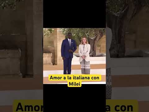 Amor a la italiana de Milei en el G7