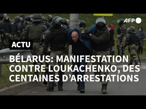 Bélarus: des centaines de personnes arrêtées lors d'une manifestation contre Loukachenko | AFP