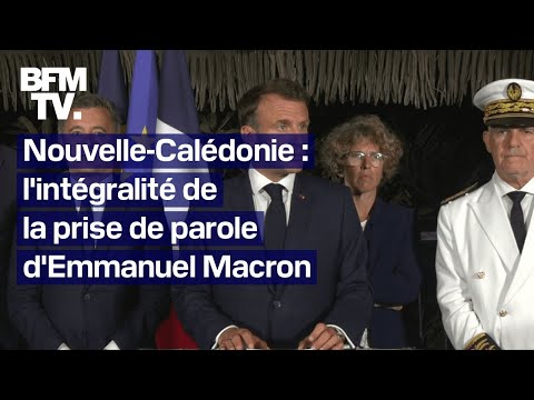 Nouvelle-Calédonie: Emmanuel Macron exclut un passage en force dans le contexte actuel