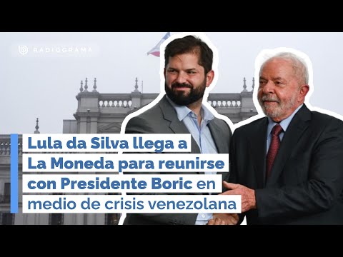 Lula da Silva llega a La Moneda para reunirse con Presidente Boric en medio de crisis venezolana