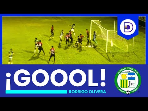 Gol de Rodrigo de Olivera en el Juticalpa vs Lone FC por la Liga de Ascenso