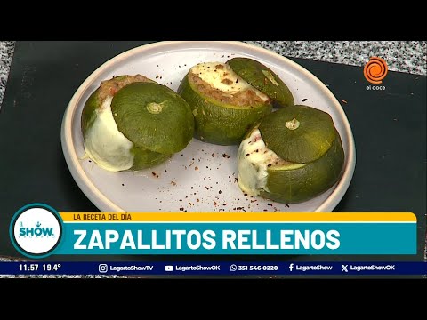 Zapallitos rellenos recetas de Dante Enriquez