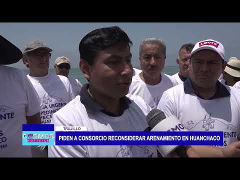 Piden a consorcio reconsiderar arenamiento en Huanchaco
