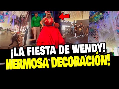 FIESTA DE WENDY: HERMOSA DECORACIÓN Y DETALLES LUJOSOS POR SU CUMPLEAÑOS
