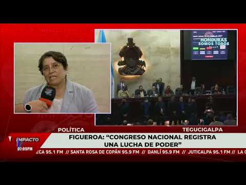Suyapa Figueroa reacciona a situación en el Congreso