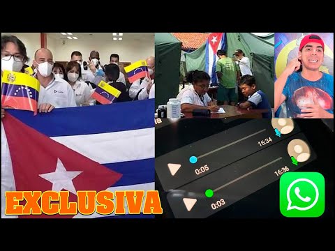 Se filtran audios de médicos Cubanos de misión en Venezuela decididos a desertar ?