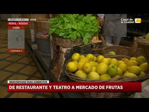 Reinventarse para sobrevivir: de Restaurante y teatro a Mercado de frutas en Hoy Nos Toca a las Ocho