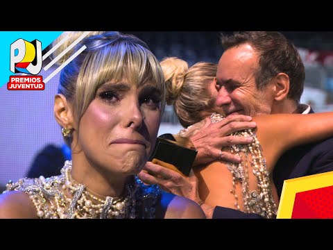 Lele Pons en Premios Juventud 2024 se conmueve hasta las lágrimas al ser galardonada por su papá