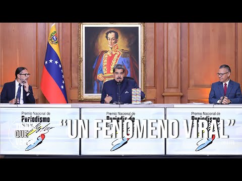 “Un fenómeno viral”: Maduro reconoció labor de Laiguana.tv en el Premio Nacional de Periodismo