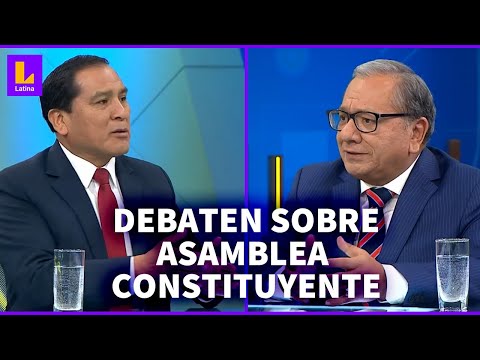 ¿Adelanto de elecciones o asamblea constituyente? Congresistas Carlos Anderson y Flavio Cruz debaten