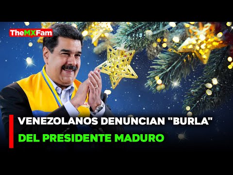 NOTICIAS | PENSIONADOS MOLESTOS POR LA NAVIDAD ADELANTADA DE MADURO | TheMXFam