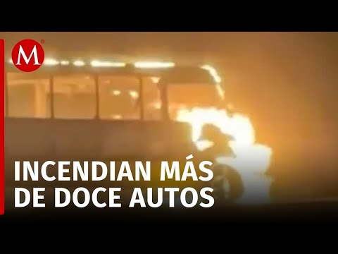 Registran bloqueo de carreteras y vehículos incendiados tras detención de 6 personas en Zacatecas