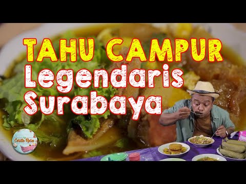 Tahu Campur Pak Sadak Surabaya Belum Buka Dah Antrii!!