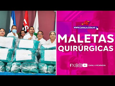 MINSA entrega maletas quirúrgicas en hospitales de Nicaragua