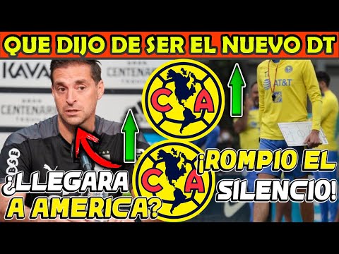 Diego ALONSO RESPONDIO AL AMERICA! Mira lo que dijo de ser el NUEVO DT Apertura 2023