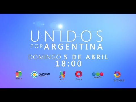 ¡Este domingo 5 de abril a las 18:00 llega un programa especial: Unidos por Argentina!