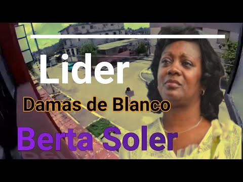 Berta Soler Líder de las Damas de Blanco, hoy Domingo