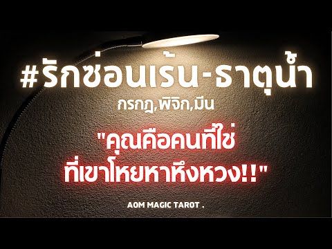 Aom Magic Tarot ธาตุน้ำรักซ่อนเร้นคุณคือคนที่ใช่ที่เขาโหยหาหึงหวงrandomมีนกร