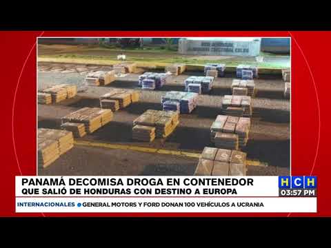 Descubren en Panamá 751 paquetes de supuesta droga en contenedor que salió de Honduras hacia Europa