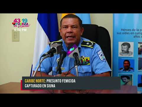 Policía captura a presunto femicida de Bonanza - Nicaragua