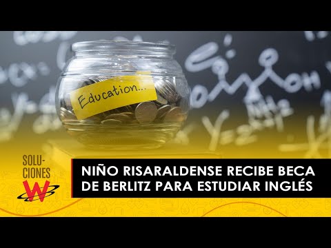 Soluciones W: niño risaraldense recibe beca de Berlitz para estudiar inglés