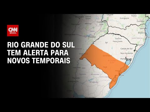 Rio Grande do Sul tem alerta para novos temporais | LIVE CNN