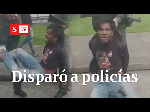 Inmigrante disparó contra policías en medio de requisa en Popayán | Videos Semana