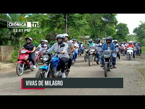 Estudiantes de Rivas sufren lesiones al perder el control de la moto en la que viajaban