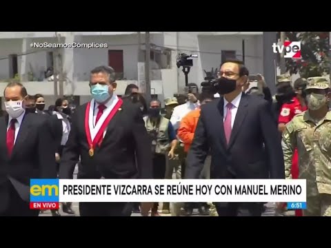 Presidente Martín Vizcarra se reúne esta tarde con el titular del Congreso
