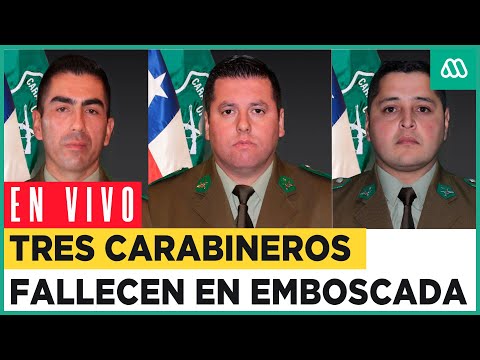 Conmoción en Chile por muerte de tres carabineros