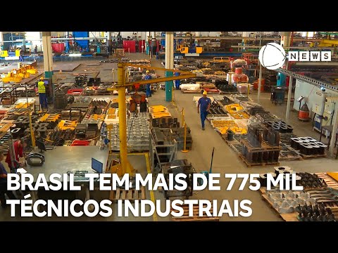 Brasil tem mais de 775 mil técnicos industriais atuando em mais de 190 modalidades