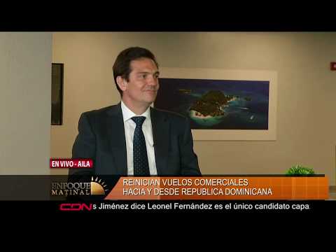 Entrevista al director de Operaciones de Aeropuertos Dominicanos Siglo XXI, Eugenio Pérez