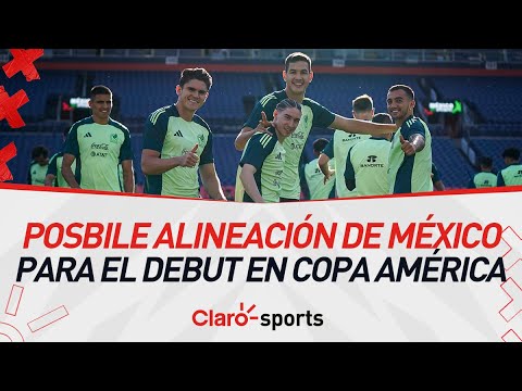 Posbile alineación de México para el debut en Copa América