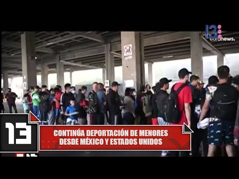 Continúa deportación de menores desde México y Estados Unidos