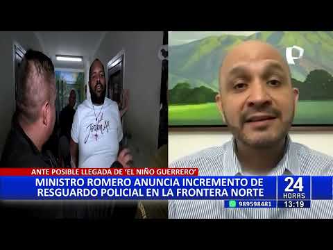 Vicente Romero tras huida de ‘Niño Guerrero’ de Venezuela: Hemos reforzado la frontera con Ecuador