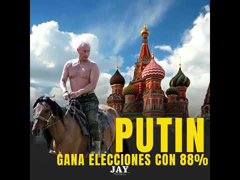 Putin barre en elecciones fatulas que lo llevan a liderar Rusia por 6 años más