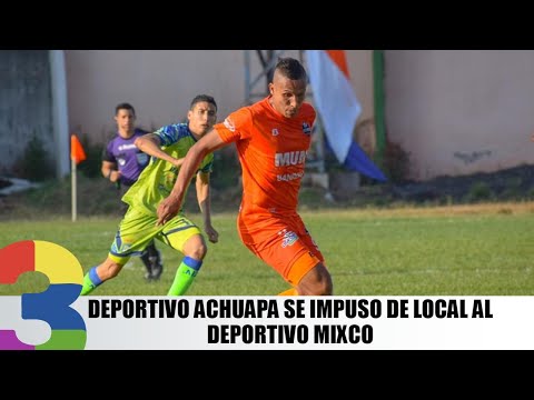 Deportivo Achuapa se impuso de local al Deportivo Mixco