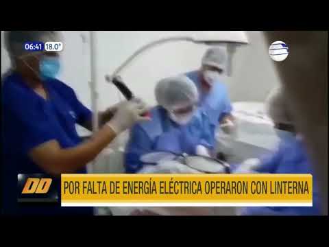 Por falta de energía eléctrica operaron con linterna en hospital de Fuerte Olimpo