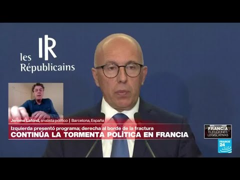 Jerome Lafond: 'Los Republicanos deben ponerse de acuerdo adentro antes de hacer anuncios'