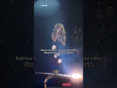 Sabrina Carpenter - because i liked a boy📍 Short n’ Sweet Tour Finale - LA Night 3 #hottopic