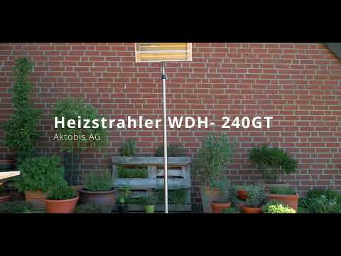Produktvideo Aktobis WDH Heizstrahler WDH-240GT