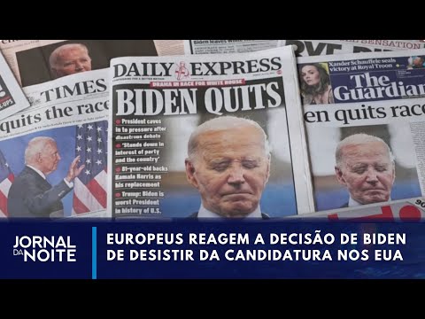 Mundo reage à desistência de Biden nos Estados Unidos